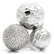 0W121 Rhodium Brass Ring with AAA Grade CZ in Clear