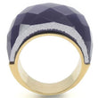 0W366 Gold Brass Ring with Semi-Precious in Montana