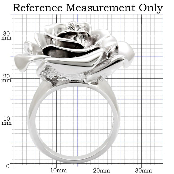 1W044 Rhodium Brass Ring