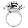 1W044 Rhodium Brass Ring