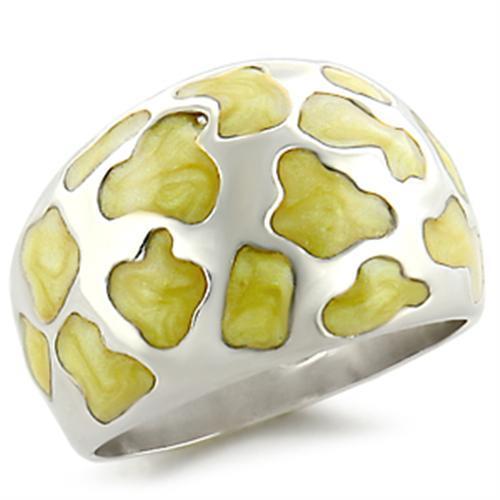 34206 High-Polished 925 Sterling Silver Ring with Epoxy in Peridot