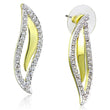 3W941 Gold+Rhodium Brass Jewelry Sets with AAA Grade CZ in Clear