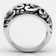 3W052 Rhodium Brass Ring