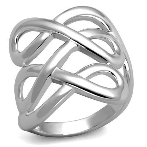 3W1076 Rhodium Brass Ring