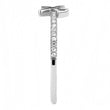 DA311 No Plating Stainless Steel Ring with Epoxy in Jet