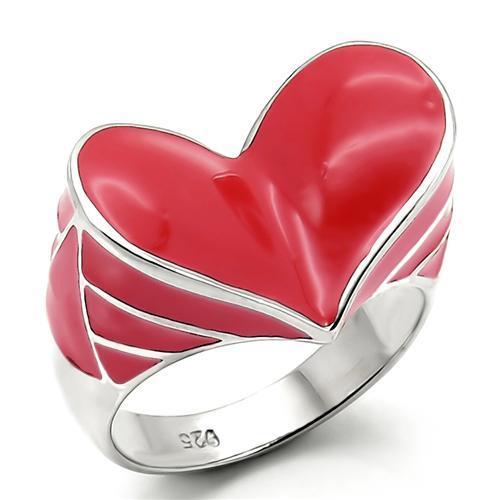 LOS148 Rhodium 925 Sterling Silver Ring